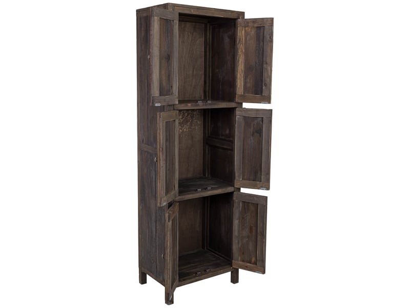  Armoire en bois marron 55x40x179 cm h  - Conforama E