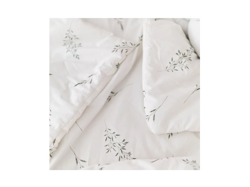  Parure de lit bébé couette et oreiller 120 × 90 cm - taille l - brindilles vertes waldin BD-L-03 - Conforama D