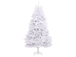 Sapin de noël - arbre de noël artificiel à charnières avec support blanc 300 cm