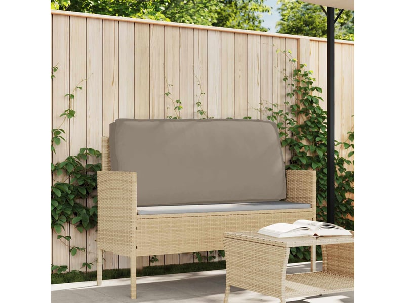  Coussin d'assise, coussin pour chaisecanapé tissu oxford taupe 120 x 60 x 12 cm cf56678  - Conforama B