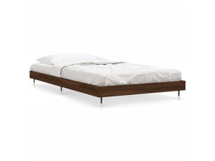 Lit simple 100x200 cm    coloris marron