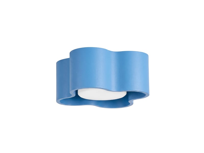  Plafonnier ovio 1 azur gx53 aluminium moderne 6x12x12cm SL.3403 - Conforama A