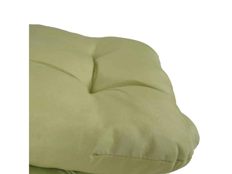  2x coussin dublin, coussins de chaise, 43x41x3cm - vert clair  - Conforama B