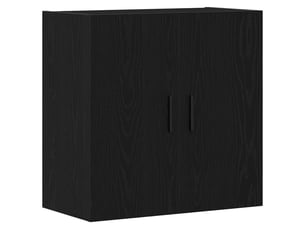 Meuble mural, rangement salon 60 x 31 x 60 cm bois d'ingénierie chêne noir shl1387