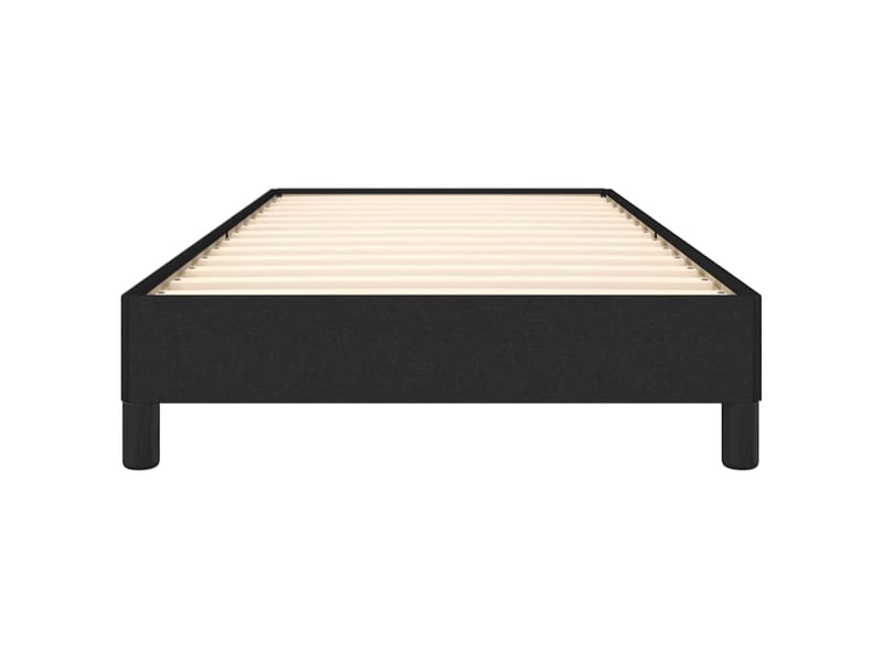  Lit simple- lit adulte -  cadre de lit sans matelas noir 80x200 cm tissu  - Conforama D