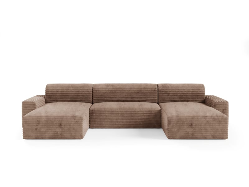 Canapé d’angle coco u avec fonction de couchage couleur : tilia 17 - Conforama B