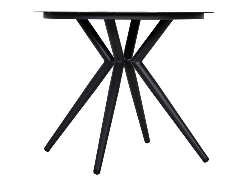 Table en aluminium gris 90x75 cm - Conforama B