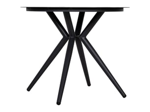 Table en aluminium gris 90x75 cm