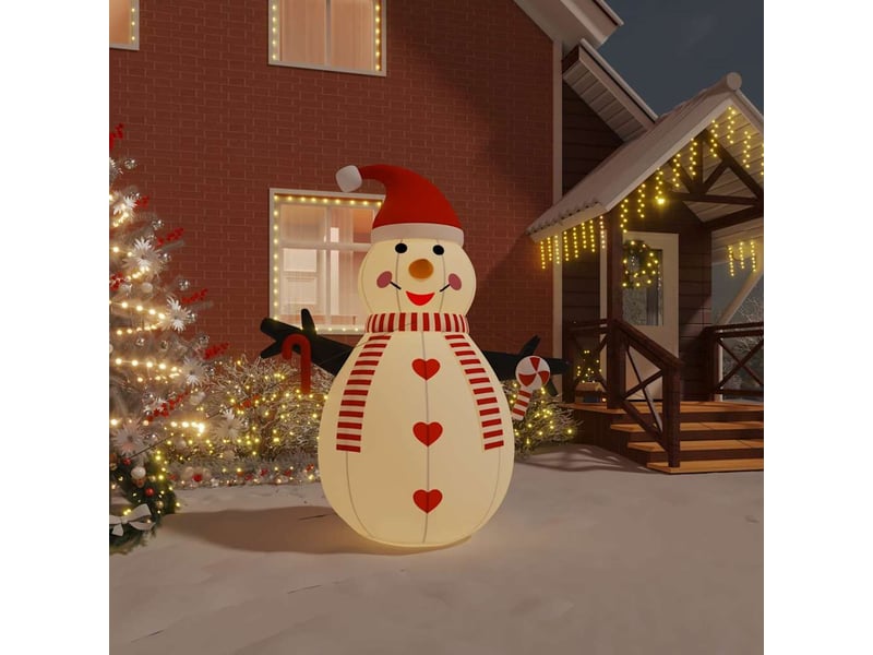  Bonhomme de neige gonflable avec led 250 cm cf62133  - Conforama B