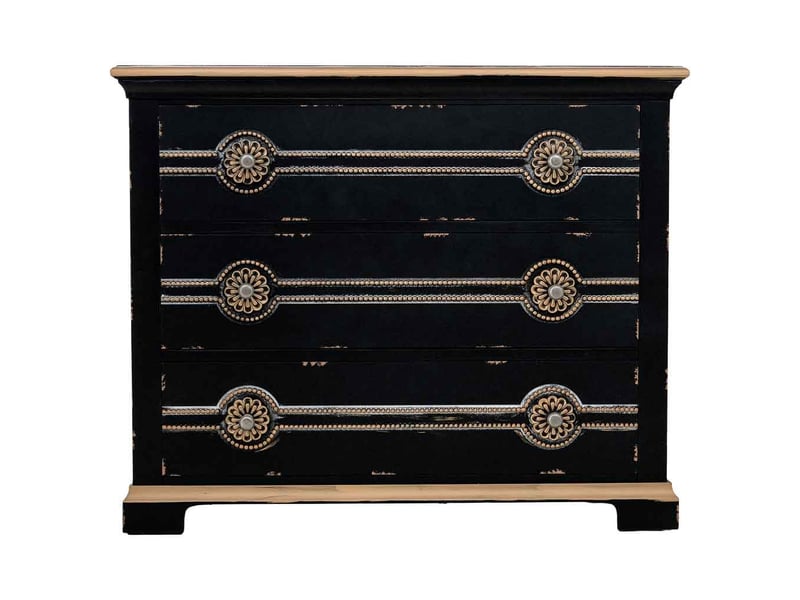  Meuble-dressing en bois noir 98x38x80 cm h  - Conforama B