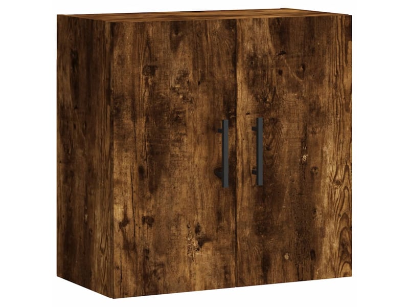  Armoire murale salon, meuble de rangement chêne fumé 60x31x60 cm bois d'ingénierie shl7412  - Conforama A