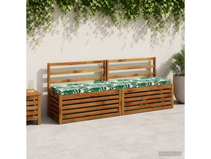 Lot de 2 coussins de banc, coussins d'assise vught 100 % polyester cf57725