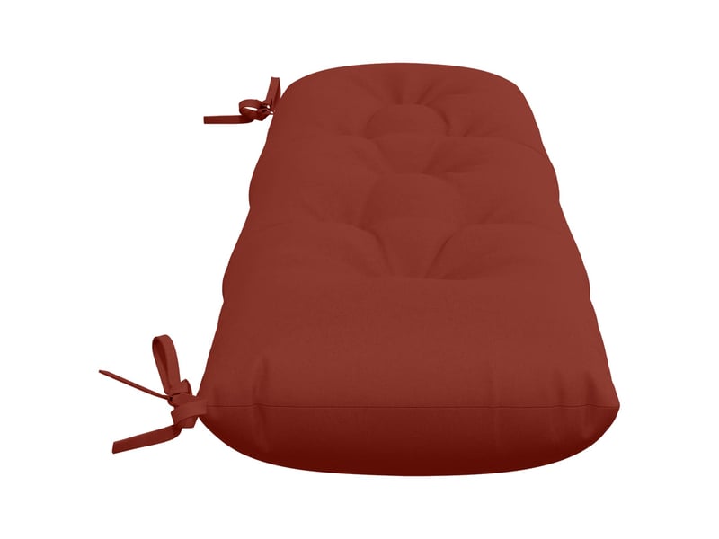  Coussin de banc, coussin d'assise, coussin de canapé vianen 100 % polyester rouge 110 x 30 x 12 cm cf53984  - Conforama D