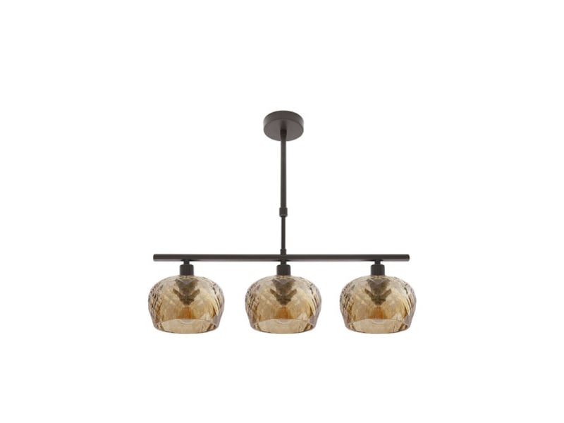 Fabrilamp estela, lampe, moderne, 3 x e14, marron, 45-57 x 55 x 13 cm 196853002 - Conforama A