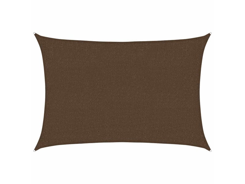  Voile d'ombrage - voile d'ombre - voile parasol 160 gm² marron 2x3 m pehd  - Conforama A