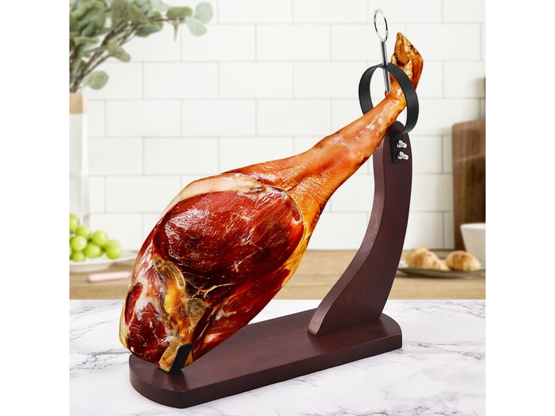  Support à jambon 38x17x43cm – noyer  - Conforama D
