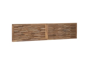 Tete de lit A poser largeur 200 cm   marron