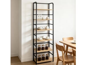 Bibliotheque coloris  bicolore 6 étagère(s) DESVIAE  - 50 cm x 176 cm
