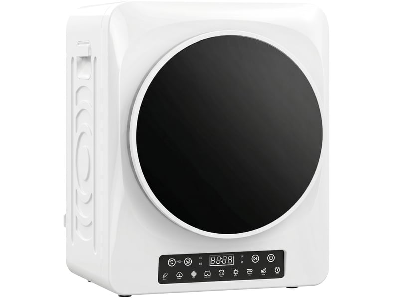  Sèche-linge à évacuation compact 5 kg 49x43x61 cm – blanc – 1000 w, modes eco et extra sec, capteur d'humidité  - Conforama A