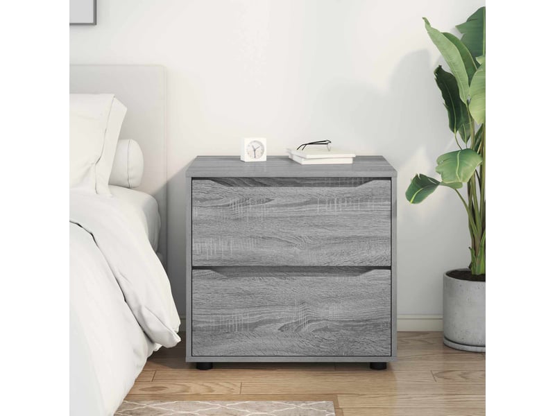  Armoire de rangement, commode de rangement 60 x 48 x 57 cm bois d'ingénierie shl7306  - Conforama D