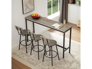 Ensemble table rectangulaire  3 chaise(s) 3 tabouret(s) inclu(s) <strong>STILVORA</strong> <strong></strong> 