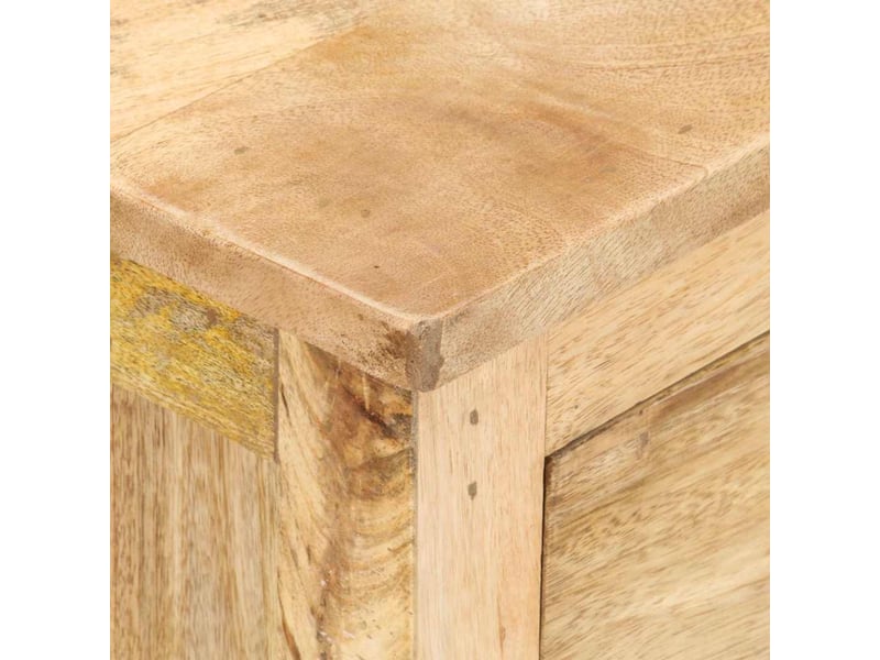  Table de chevet - cabinet de chevet - table de nuit 45x35x60 cm bois de manguier massif  - Conforama E