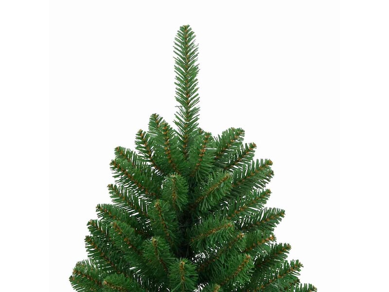  Sapin de noël artificiel, arbre de noël à charnières avec support vert 120 cm  - Conforama E