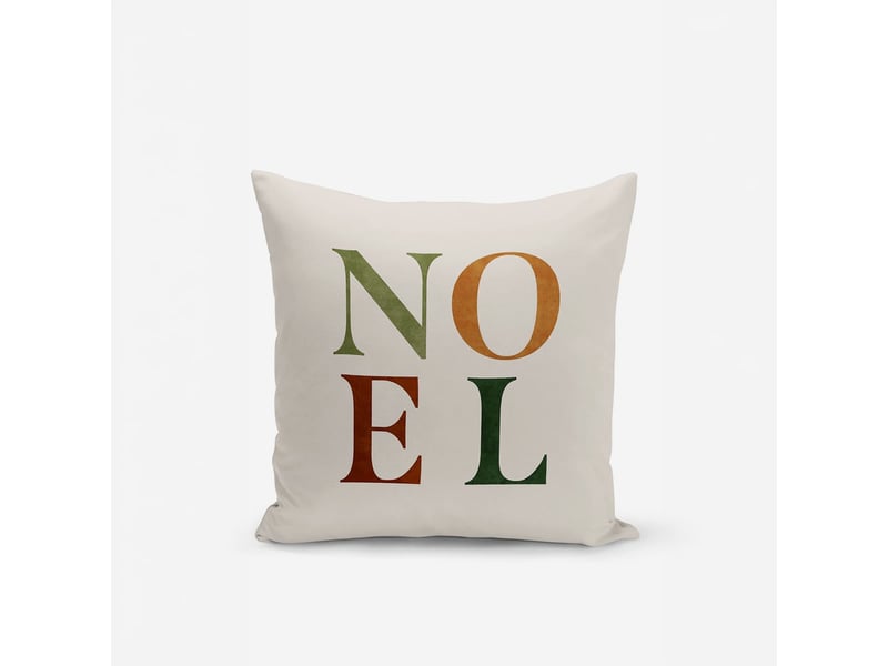  Housse de coussin décorative de noël en polyester zimt  - Conforama A