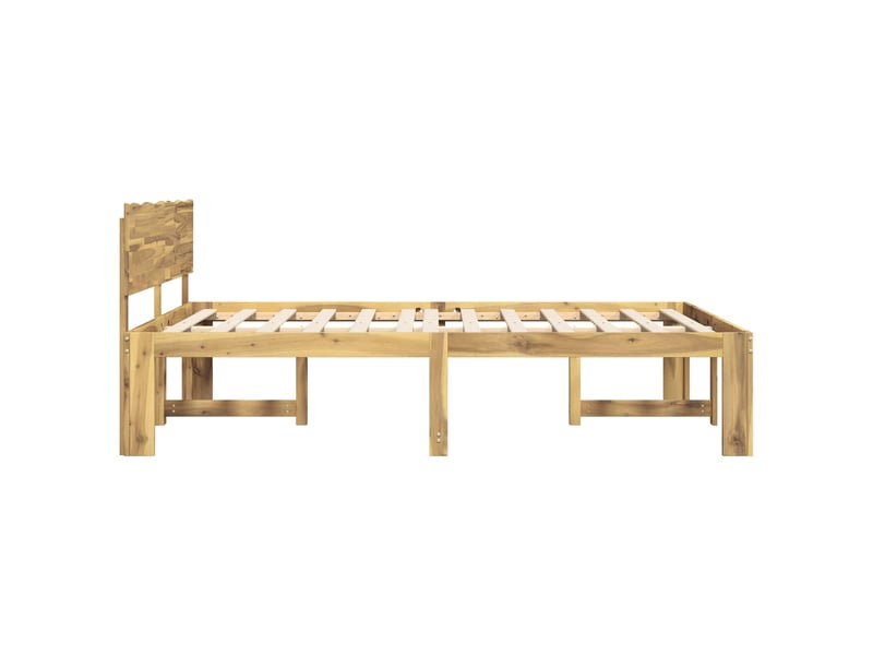  Lit double- lit adulte -  cadre de lit double avec tête de lit rostock blanc 120 x 200 cm  - Conforama D