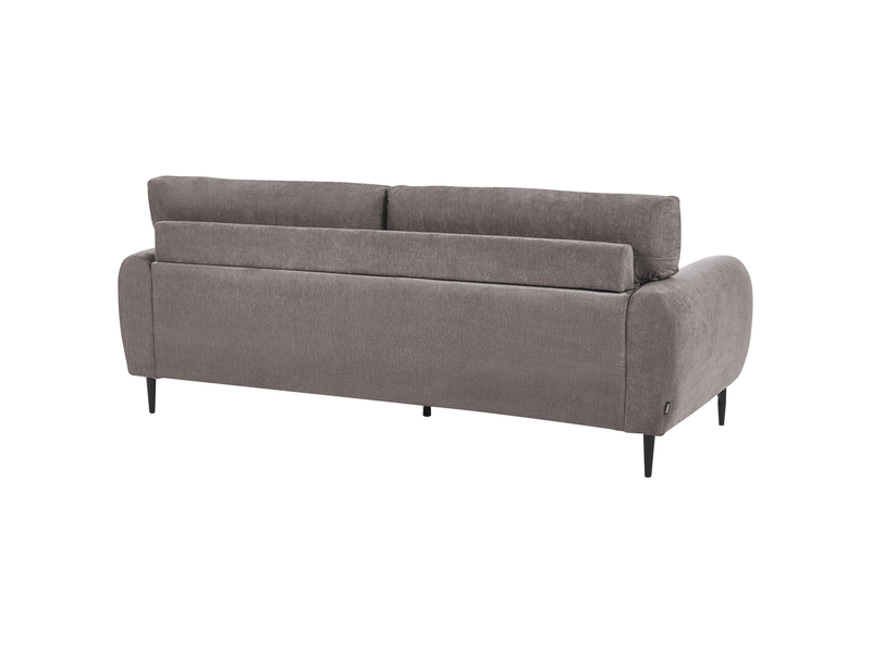 Canapé 3 places skaro tissu chenille taupe - Conforama E