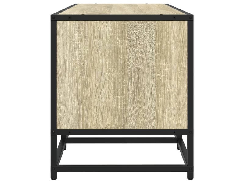  Meuble tv - banc tv - meuble de rangement chêne sonoma 180x35x41 cm bois d'ingénierie  - Conforama E