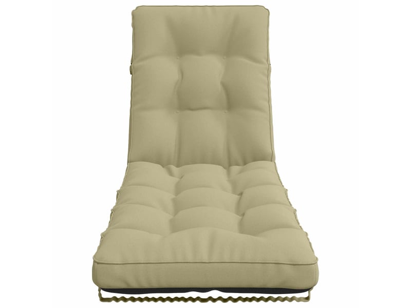  Coussin de transat, coussin pour bain de soleil vianen 100 % polyester vert clair cf56359  - Conforama D