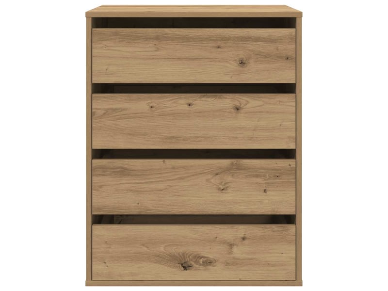  Commode chambre adulte, commode d'angle chêne artisanal 60x41x76 cm bois d'ingénierie  - Conforama D