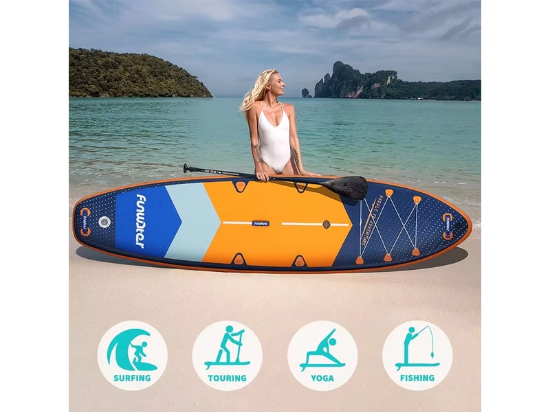 Planche de SUP Funwater SUPFW43B - 350x89x15cm 180kg - Conforama R