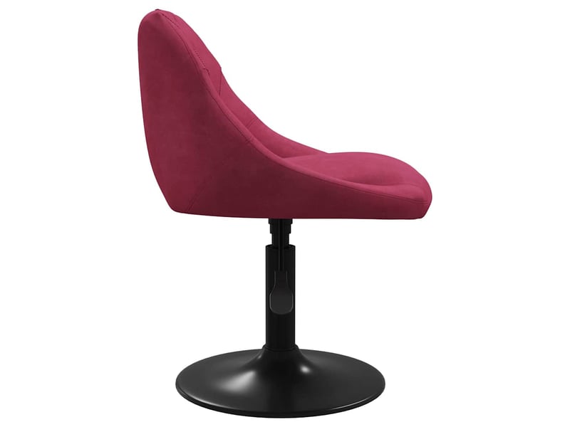  Tabouret de bar, chaise de bar rouge bordeaux velours shl96718  - Conforama D