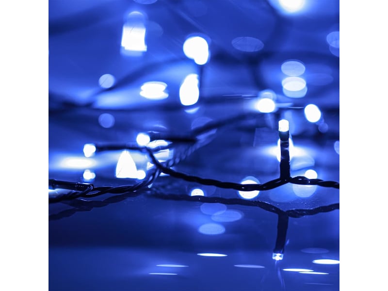  Guirlande led, éclairage de noël avec 300 led bleu 30 m pvc cf62366  - Conforama D