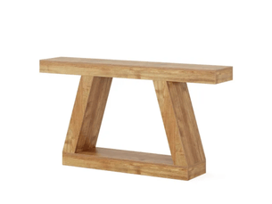 Table basse rectangulaire coloris naturel BEAUNIV  - 30 cmx140 cm