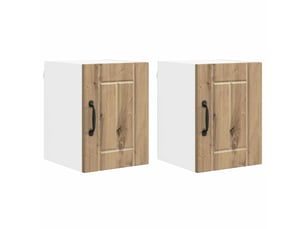 Armoire de cuisine 2 pcs chêne artisanal bois d'ingénierie shl6437