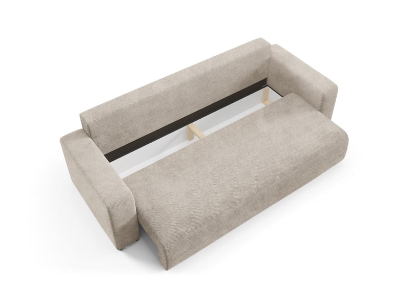 Canapé convertible evora beige  - Conforama D