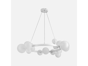 Fabrilamp lozolla, lampe, moderne, 15 x g9, blanc, 50-180 x 73 x 73 cm