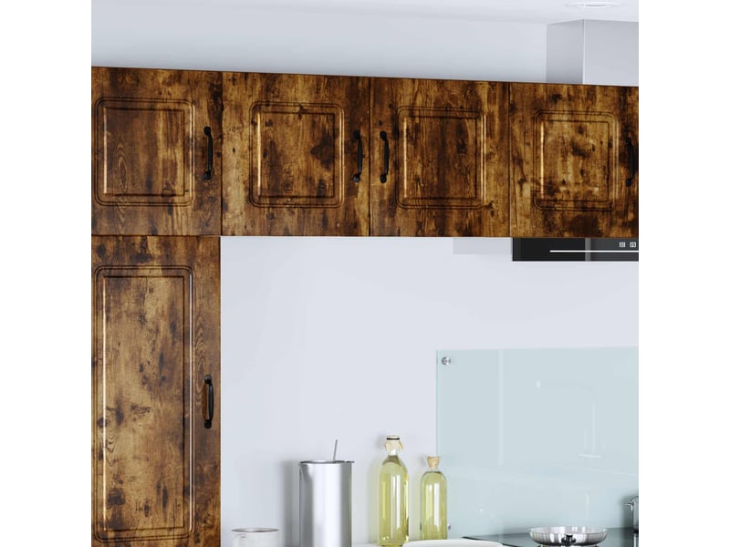  Meuble mural de cuisine | armoire de cuisine chêne fumé 40x31x40cm shl9400  - Conforama B