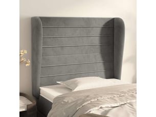Tete de lit A poser largeur 93 cm <strong></strong> <strong></strong> argenté