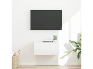 Meuble tv coloris blanc 60 cm <strong></strong>  <strong></strong>