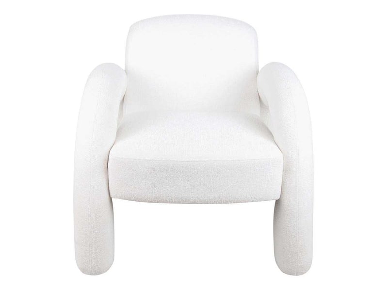 Fauteuil en polyester brazo blanc  - Conforama D