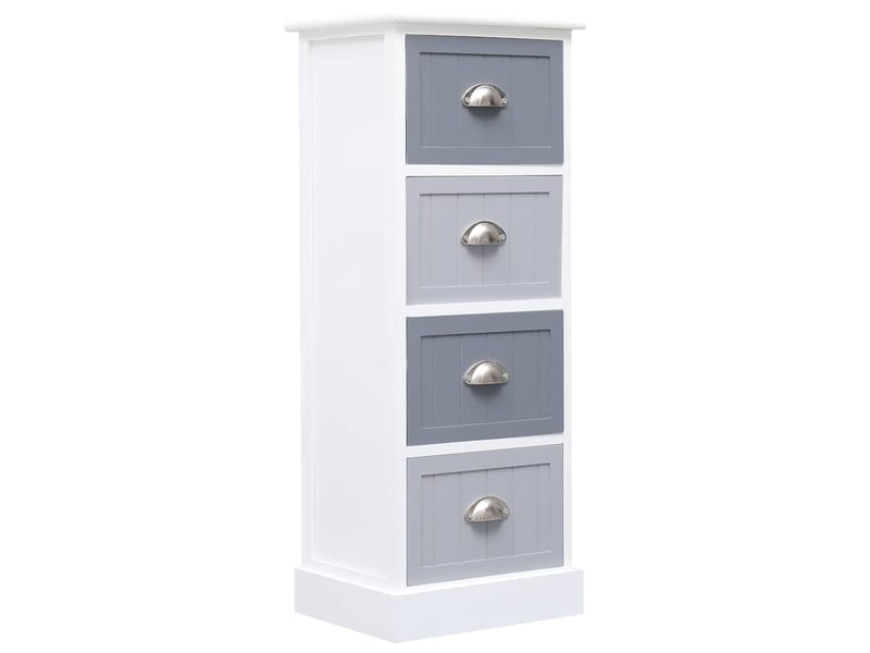  Armoire à tiroirs, commode latérale 35x30x90 cm bois de paulownia  - Conforama B