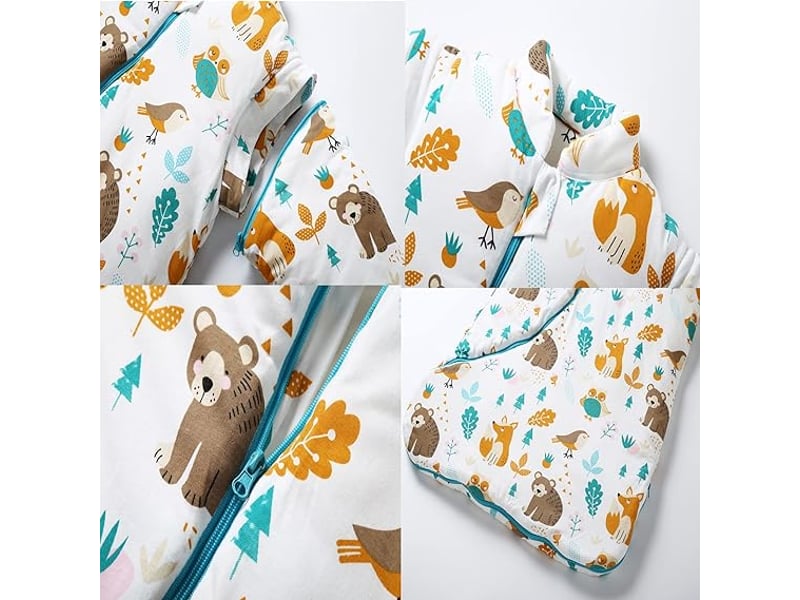 Gigoteuse hiver bébé gigoteuse enfant 3.5 tog sac de couchage pur coton différentes tailles m  8-24 mois  - Conforama E