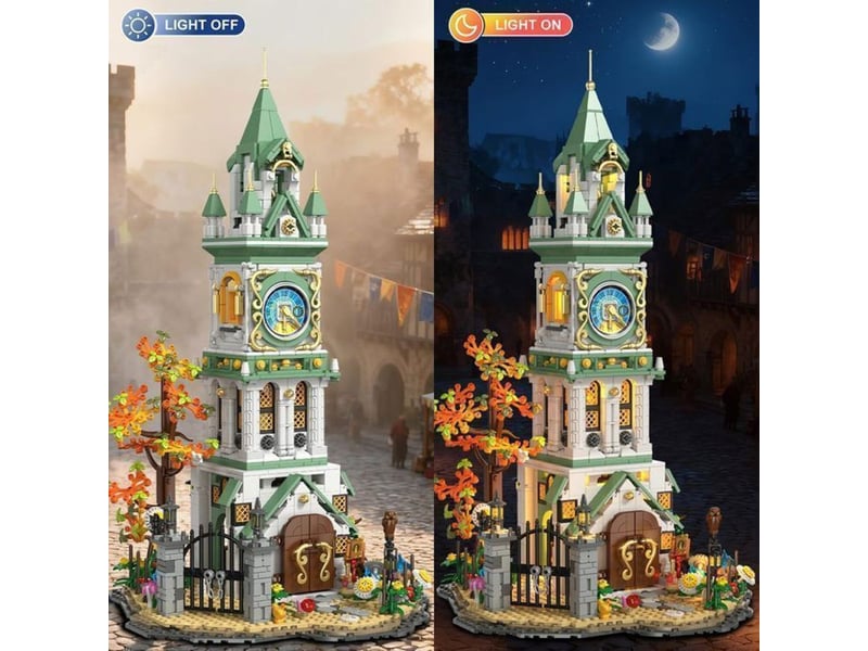  Tour d’horloge magique 1566 pieces avec led et mecanisme visible 151498_AABLQ60688_6_DROPFR - Conforama D