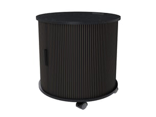 Table basse rond(e) coloris noir <strong>WISHDOR</strong> <strong></strong> - 60 cmx60 cm