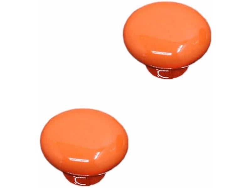  Jeu de 6 poignées de meubles en céramique, poignées décoratives pour portes, tiroirs et commodes  - Conforama B