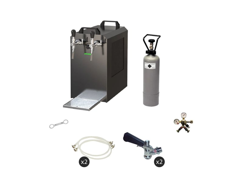 Système stream 80 valise bière 2 voies refroidisseur sec fileté mâle - Conforama B
